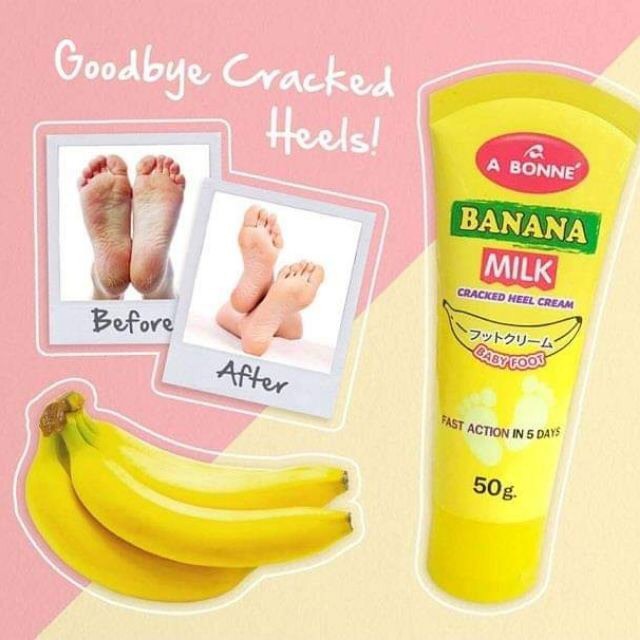 A Bonne' Banana Milk Cracked Heel Cream
