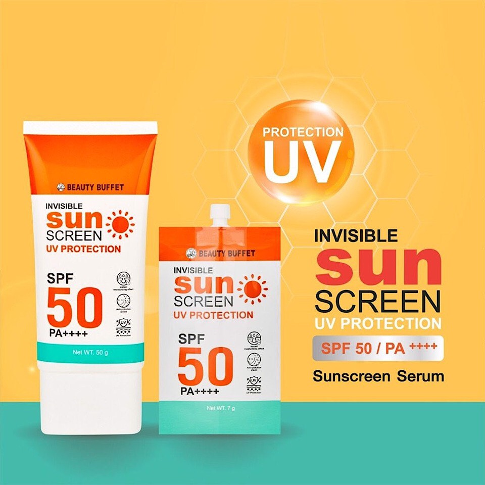 Beauty Buffet Invisible Sunscreen UV Protection SPF 50 PA+