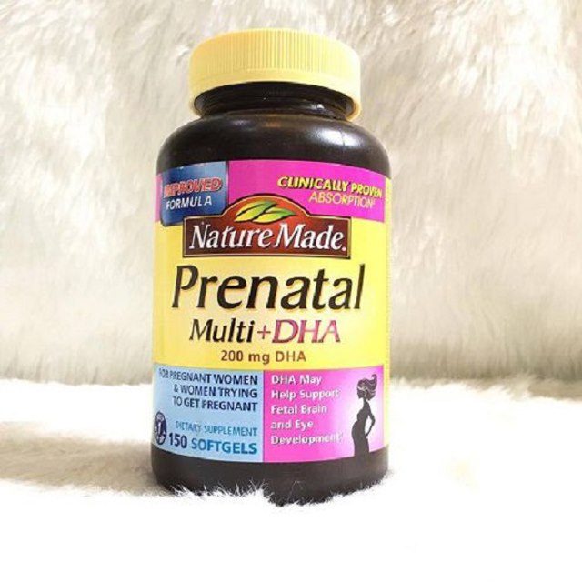 Viên Uống Prenatal Multi + DHA Nature Made