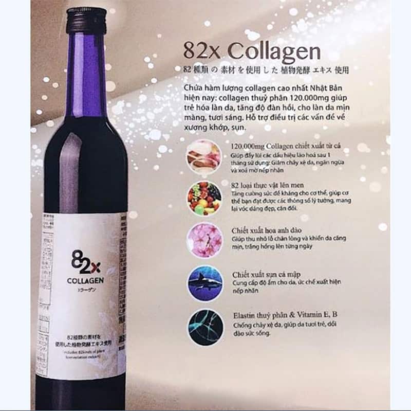 Nước Uống Collagen 82x Nhật Bản