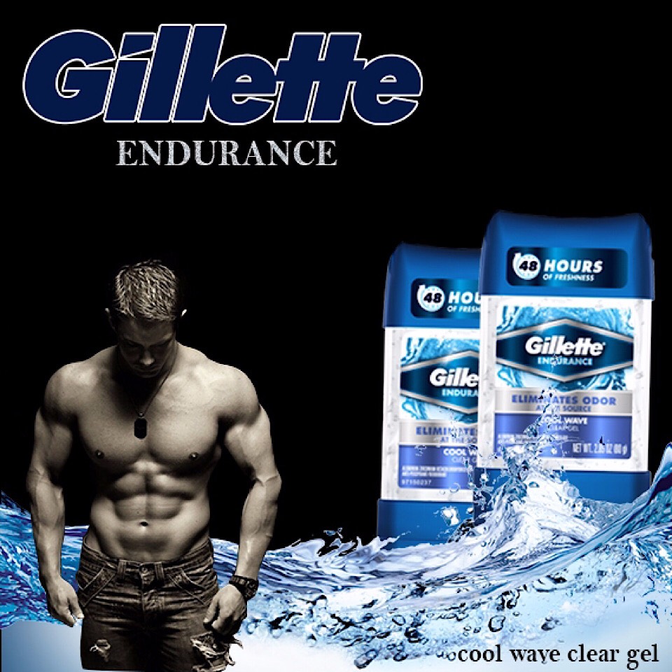 Gel khử mùi Gillette Endurance Cool Wave Clear Gel