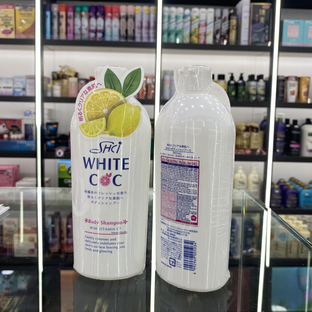 Sữa Tắm SHCI Dưỡng Sáng Da 360ml White CC Body Shampoo