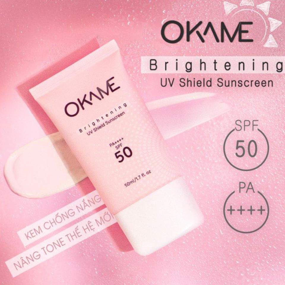 Kem Chống Nắng Okame Brightening UV Shield Sunscreen SPF 50/ PA++++
