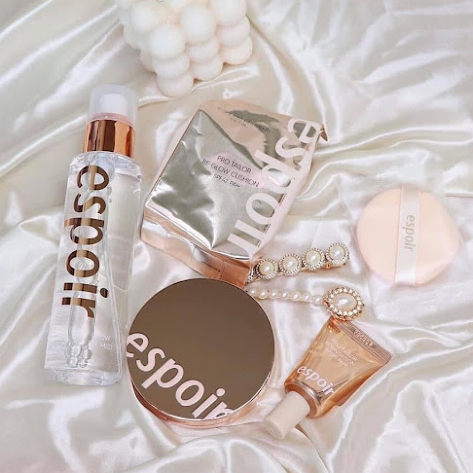 Set phấn nước & kem nền Espoir Be Glow Cushion