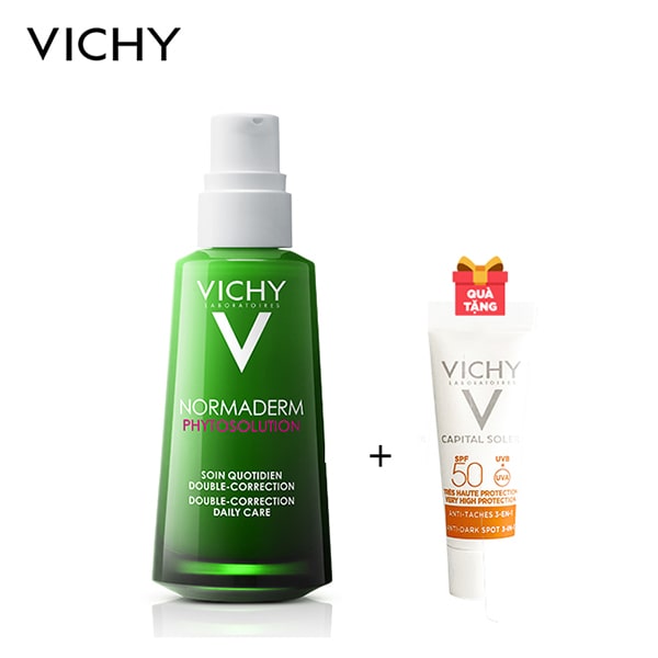 Set Vichy kem dưỡng và chống nắng 