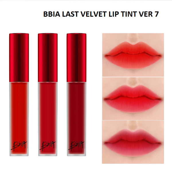 Son Kem Bbia Last Velvet Lip Tint Red Scandal Version 7