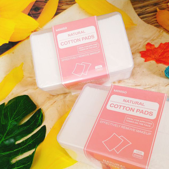 Bông Tẩy Trang Miniso Natural Cotton Pads