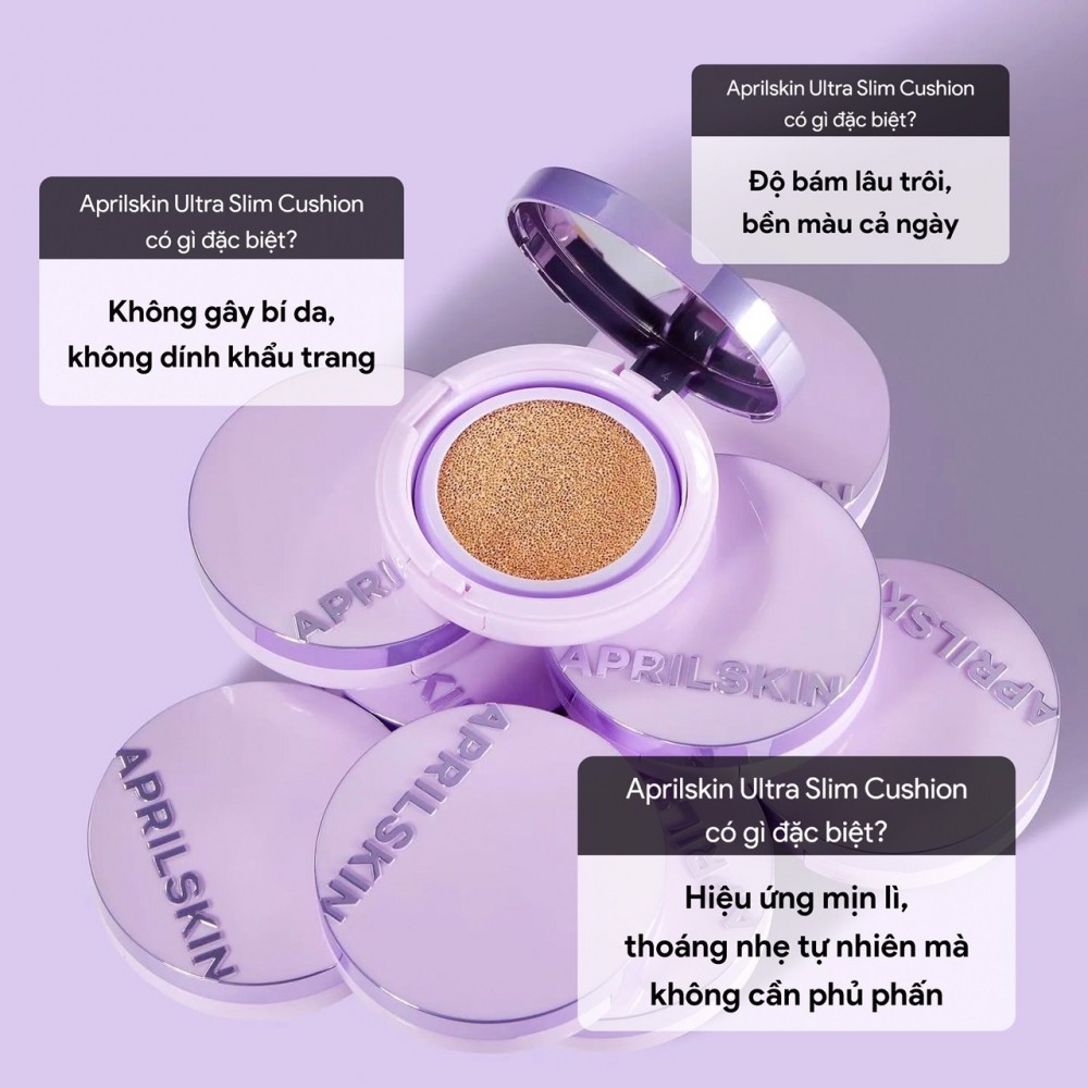 Phấn nước Aprilskin Utra Slim Cushion 15g