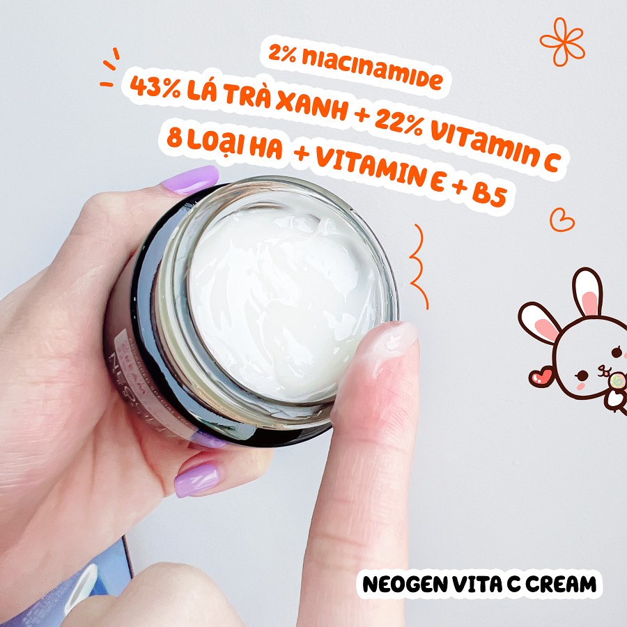 Kem dưỡng Vitamin C dưỡng sáng giảm viêm Neogen Real Vita C cream 50ml
