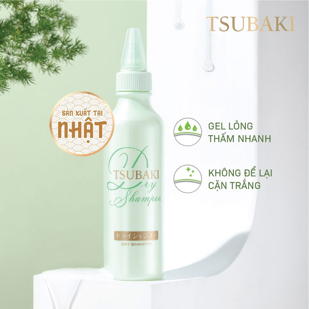 Dầu Gội Khô Tsubaki Dry Shampoo