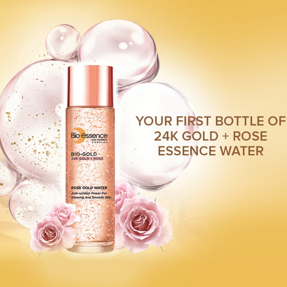 Nước Dưỡng Bio-Essence Bio-Gold Rose Gold Water Ngăn Ngừa Lão Hóa 100ml