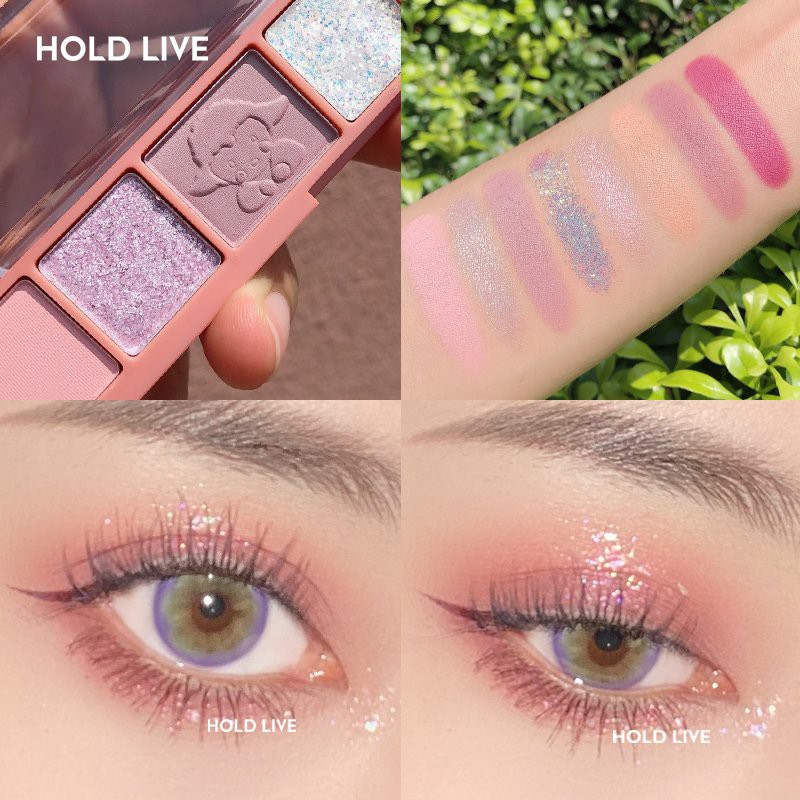 Bảng Phấn mắt HOLDLIVE Fingertip Star Eyeshadow 204 8 ô màu