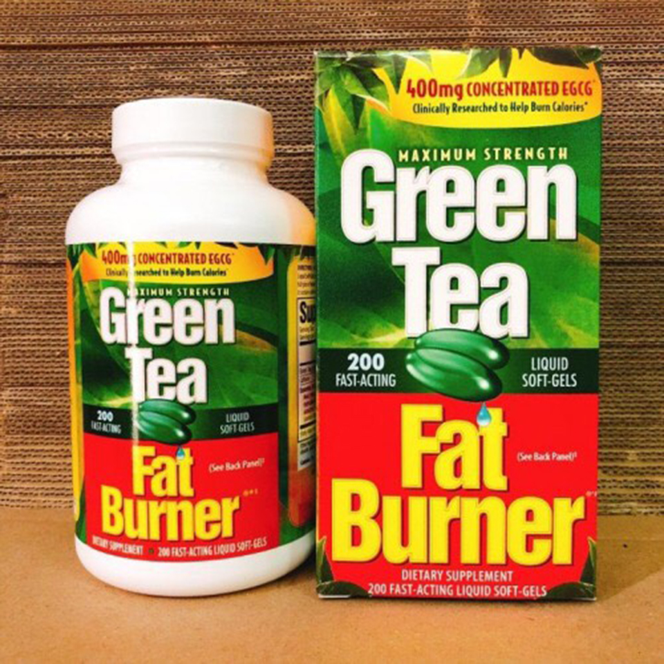 Viên uống giảm cân Green Tea Fat Burner 400mg 200 viên