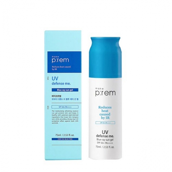 Kem chống nắng dạng gel Make P:rem Blue Ray Sun Gel 75ml - Giá cực rẻ!