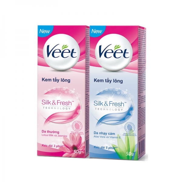 Kem Tẩy Lông Veet Silk & Fresh 50g - Giá cực rẻ!