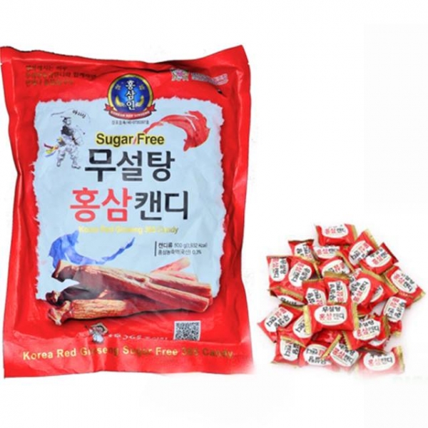 Kẹo Hồng Sâm Không Đường Hàn Quốc Sugar Free Korea Red Ginseng 365 Candy - Giá cực rẻ!