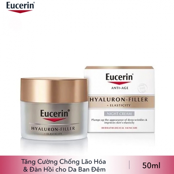 Kem Phục Hồi & Chống Lão Hóa Ban Đêm Eucerin Hyaluron Filler Night Cream 50ml - Giá cực rẻ!