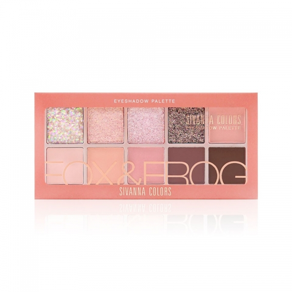 Bảng Mắt 10 Ô Sivanna Colors Fox & Frog Eyeshadow Palette #1 Grapefruit - Giá cực rẻ!