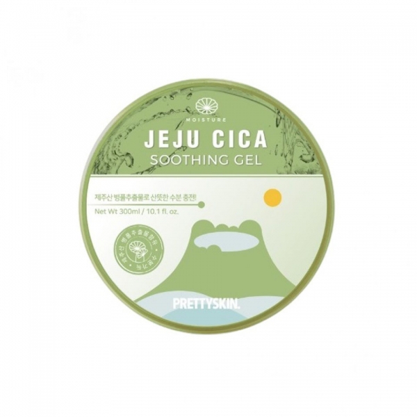 Gel Dưỡng Đa Năng Rau Má Jeju Cica Soothing Gel Pretty Skin 300g - Giá cực rẻ!