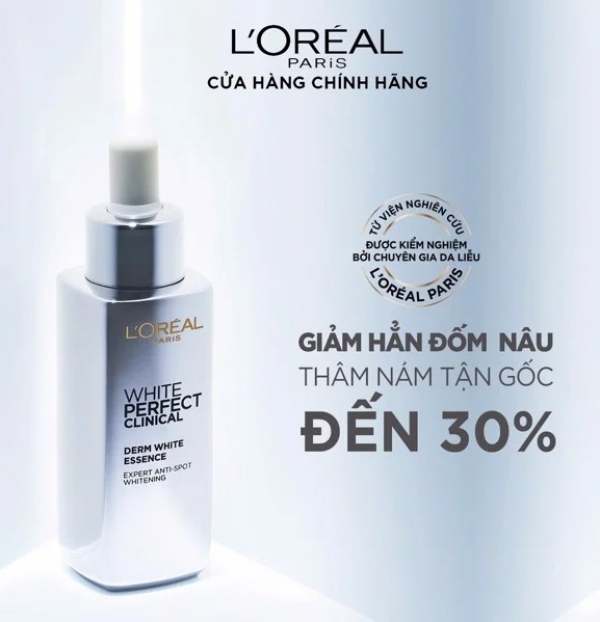 Tinh Chất Tăng Cường Dưỡng Da Trắng Mịn & Giảm Thâm Nám Loreal White Perfect Clinical - Giá cực rẻ!