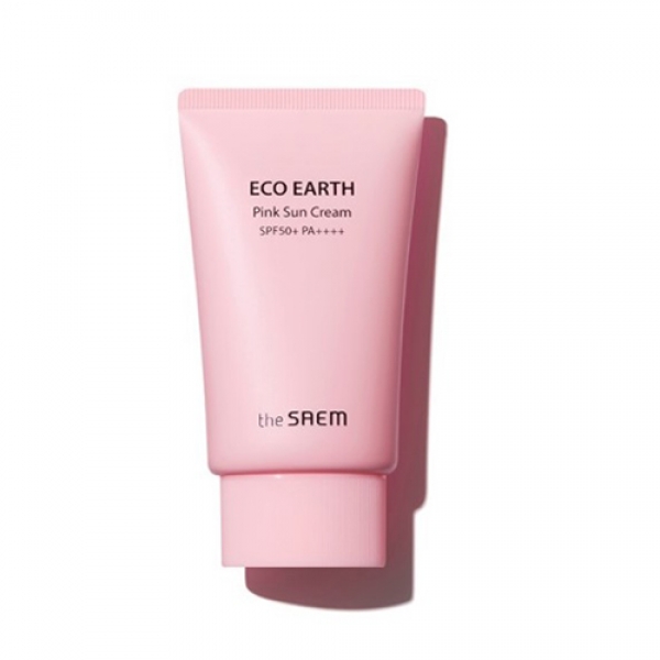 Kem chống nắng The Saem Eco Earth Pink Sun Cream - Giá cực rẻ!