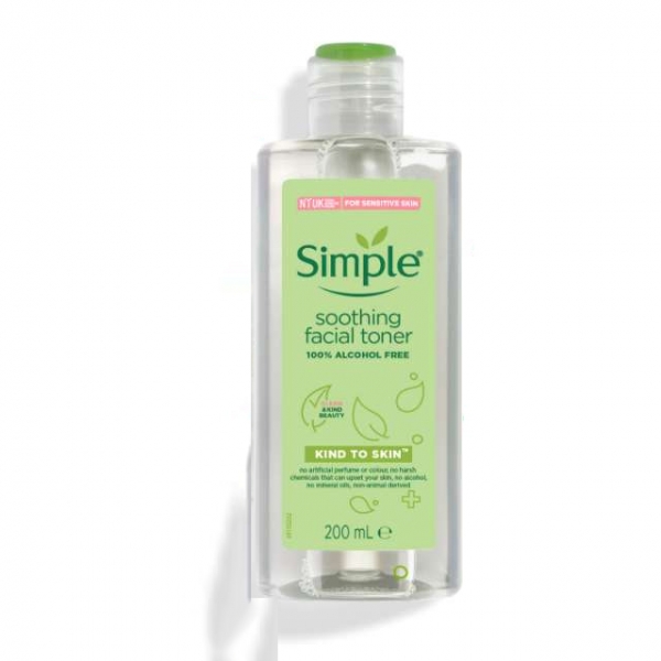 Nước hoa hồng Simple Kind To Skin Smoothing Facial Toner 200ml - Giá cực rẻ!