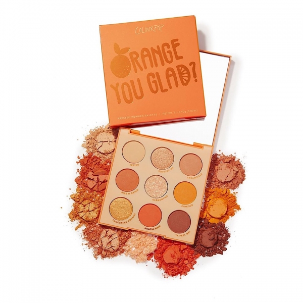 Bảng Phấn Mắt 9 Ô Colourpop Orange You Glad Pressed Powder Palette - Giá cực rẻ!