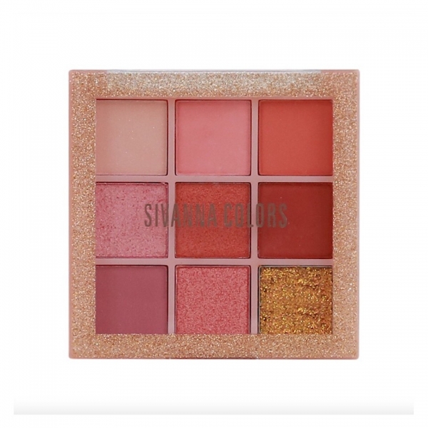 Bảng phấn mắt 9 ô Sivanna Colors Velvet Touch Palette - Giá cực rẻ!