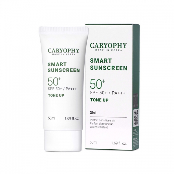 Kem chống nắng ngừa mụn Caryophy Ophy Smart Sunscreen Tone Up SPF50+/PA+++ 50ML Mua Kem Chống Nắng Moisture 0đ - Giá cực rẻ!