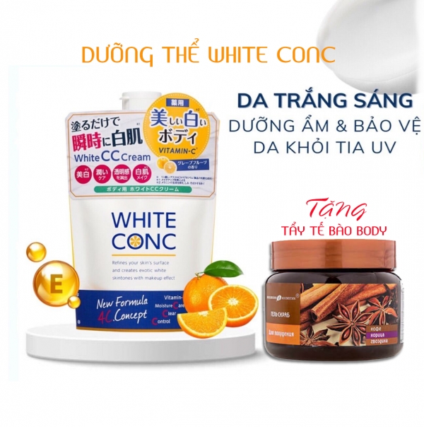 Kem Dưỡng Thể Trắng Da White Conc White CC Cream - Giá cực rẻ!