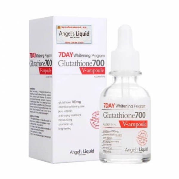 Huyết Thanh Trắng Da 7day Whitening Program Glutathione 700 V-Ampoule - Giá cực rẻ!