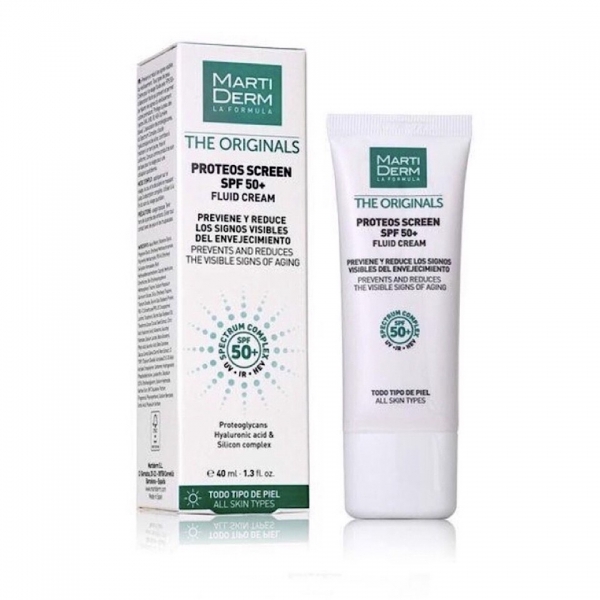 Kem chống nắng MartiDerm The Originals Proteos Screen SPF50+ Fluid Cream 40ml - Giá cực rẻ!