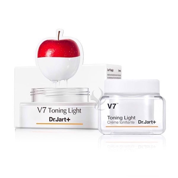 (Minisize) Kem dưỡng nâng tone trắng hồng, mờ nám sạm Dr.Jart V7 Pink Toning Light Up 15ml - Giá cực rẻ!