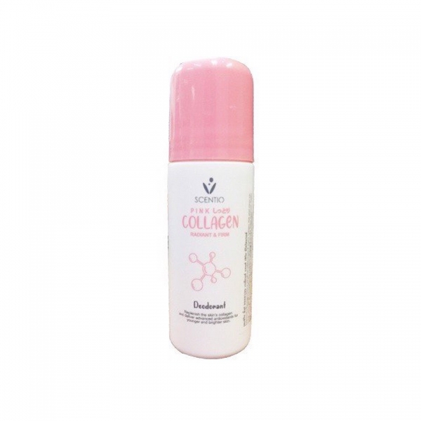 Lăn khử mùi và khô thoáng vùng da dưới cánh tay Scentio Pink Collagen 50ml - Giá cực rẻ!