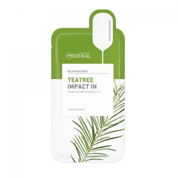 Mặt nạ MEDIHEAL Tea Tree Impact In Balancing Mask 22ml - Giá cực rẻ!