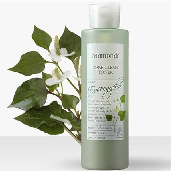 Nước Hoa Hồng Rau Diếp Cá Mamonde Pore Clean Toner 250ml. - Giá cực rẻ!