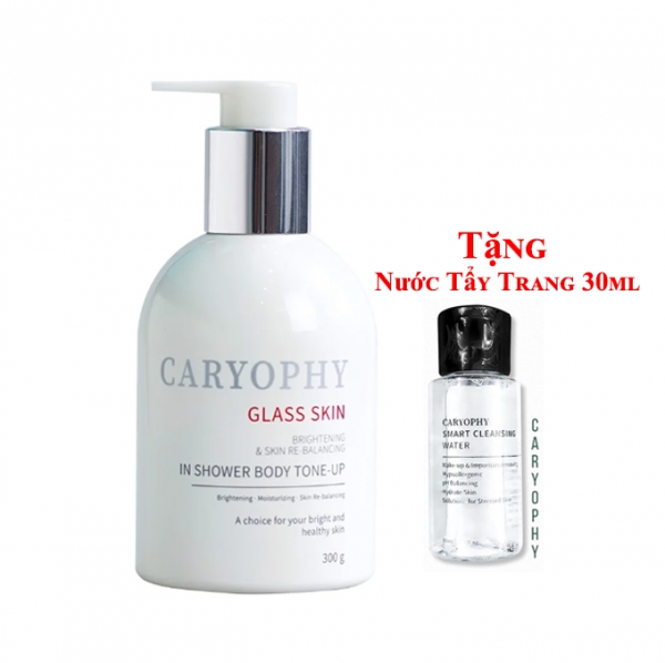 Dưỡng Thể Trắng Da Caryophy Glass Skin In Shower Body Tone-Up 300g - Giá cực rẻ!