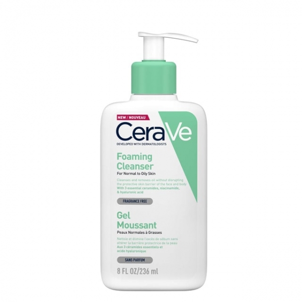 Sữa Rửa Mặt Cerave Foaming Cleanser Gel Moussant 236ml - Giá cực rẻ!