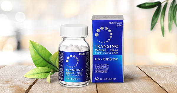 Viên Uống Trắng Da Trị Nám Transino White C Clear 120 viên