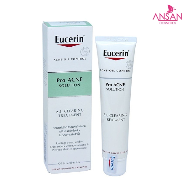 Kem Chấm Mụn Eucerin Pro Acne Solution AI Clearing Treatment 40ml - Giá cực rẻ!