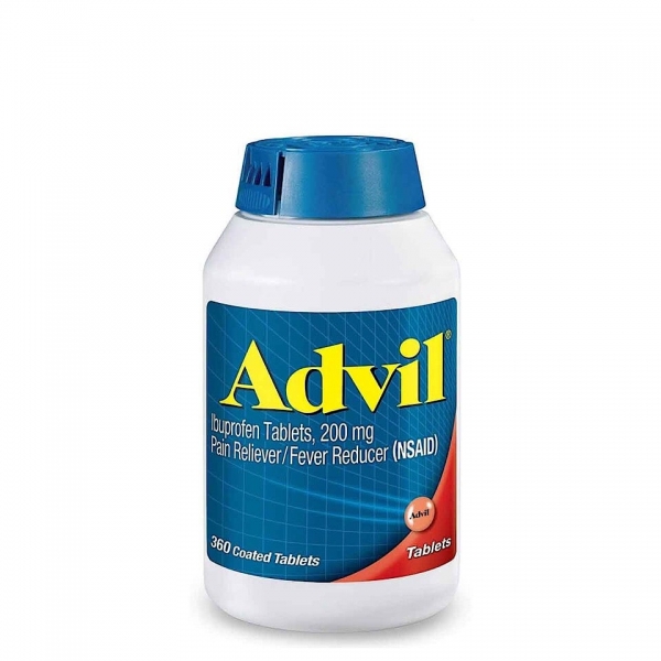 Viên uống giảm đau hạ sốt Advil Ibuprofen Tablets 200mg - Giá cực rẻ!