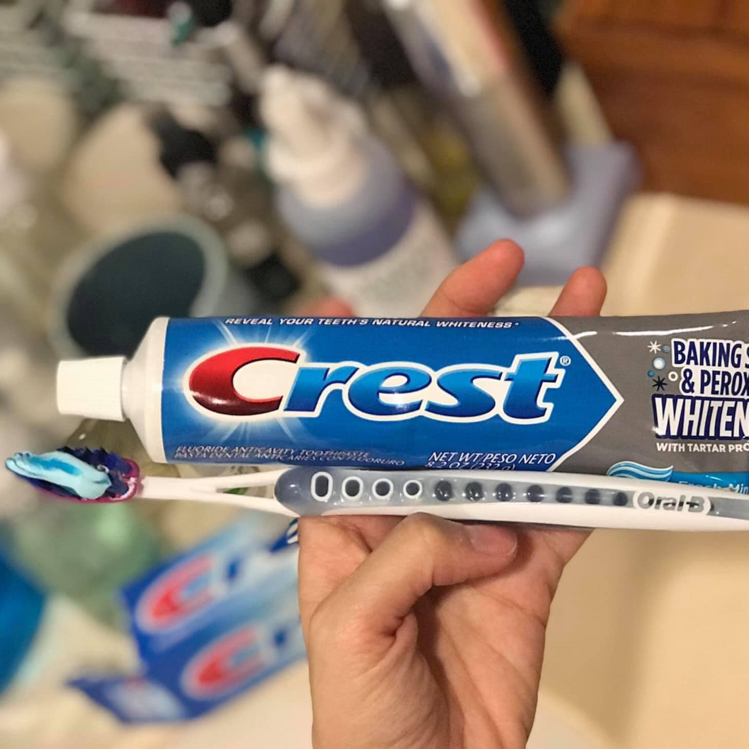 does crest baking soda and peroxide work
